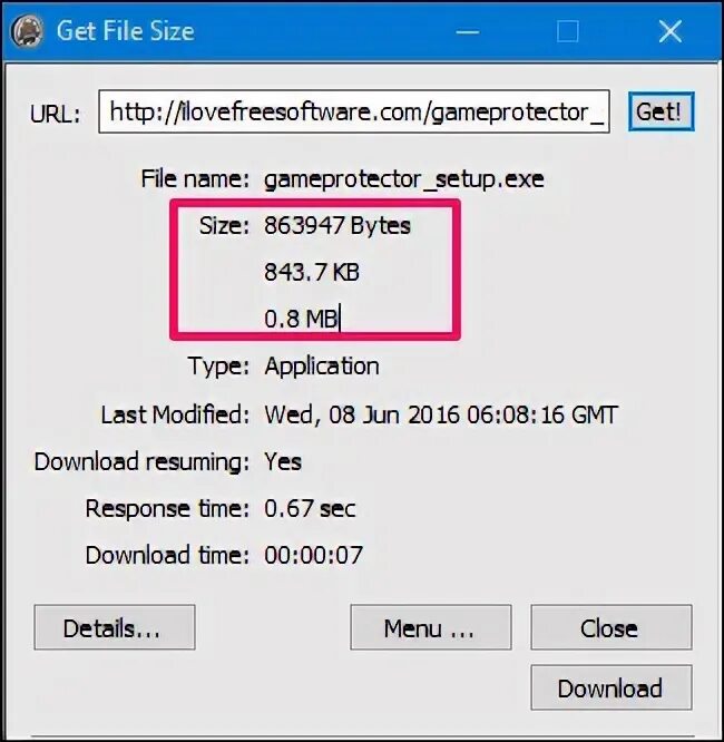 Img file size. Img file size