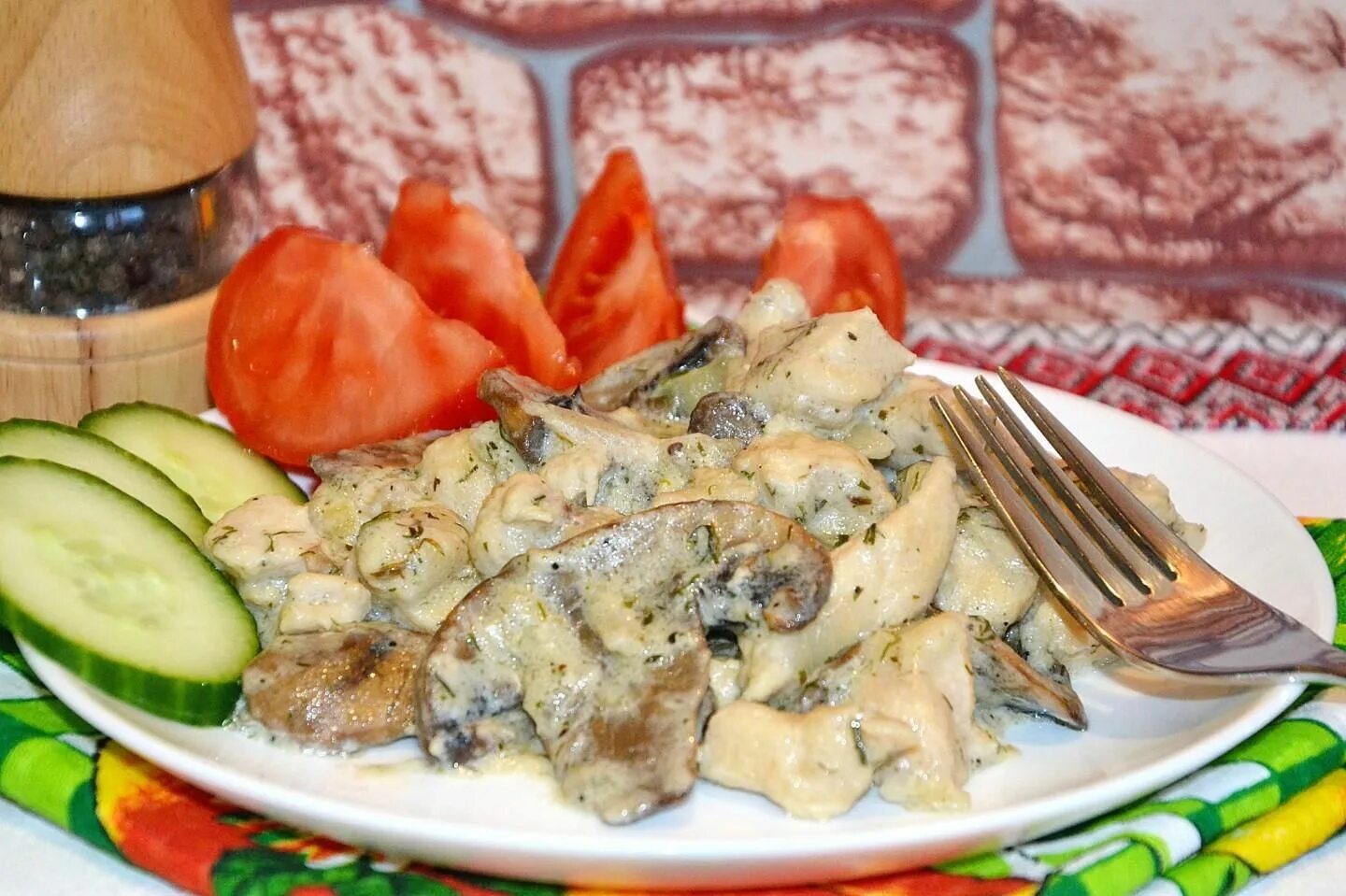 Куриная грудка и шампиньоны рецепты