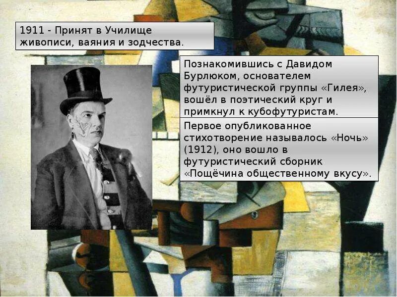 Маяковский где был. Презентация на тему маяковский художник. московское училище живописи маяковский. творчество маяковского презентация.