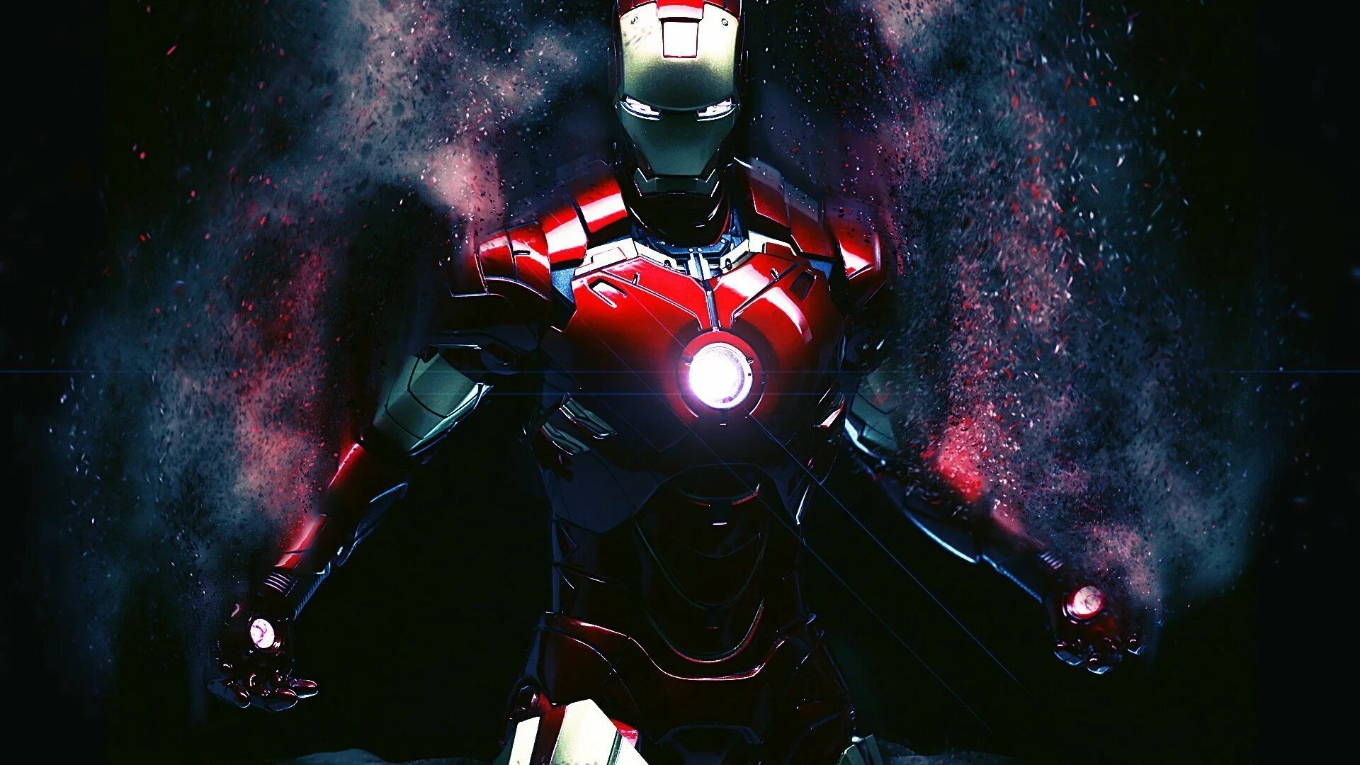«Железный человек» (Iron man, 2008). Марвел Тони Старк. Обои крутые люди
