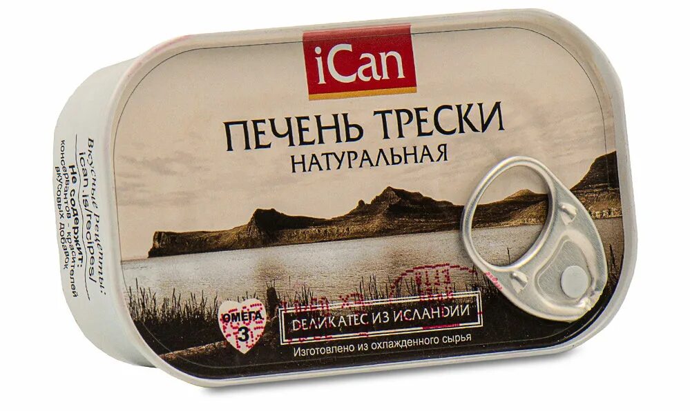 Треска рейтинг производителей. ICAN печень трески натуральная, 115 г. Печень трески ICAN натуральная ж/б 115г Исландия. Печень трески натуральная, ICAN, 115 Г, Исландия. Печень трески консервы Исландия.