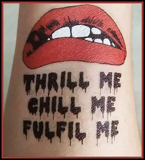 Rocky horror boss tattoo