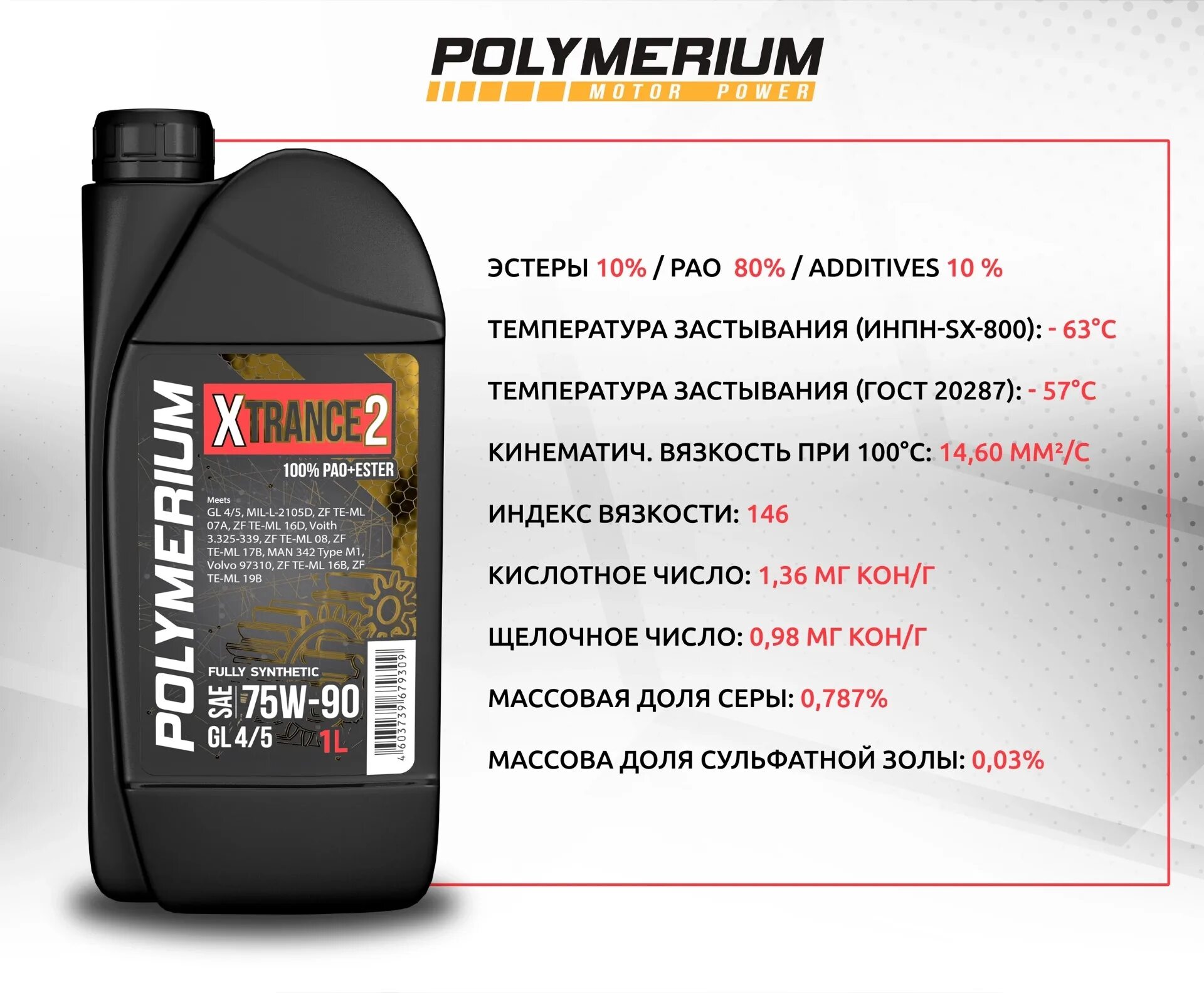Масло полимериум 75w90 gl-4. Polymerium 75w. Масло полимериум 2т. Масло 75w90 трансмиссионное полимериум.