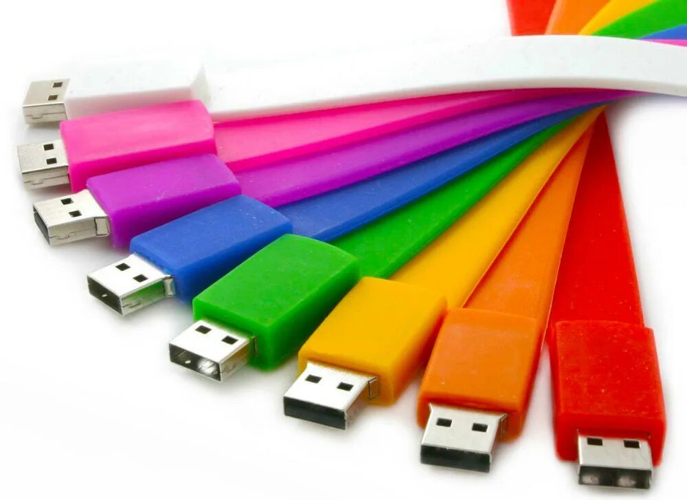 Флешка. Разноцветные флешки. Много флешек. USB флешки много.