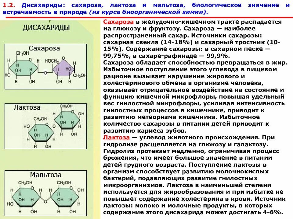 Ферментация лактозы. Источники дисахаридов. Дисахариды в организме человека. Биологическая роль дисахаридов. Биологическое значение лактозы.