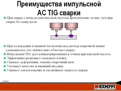 Режим сварки tig