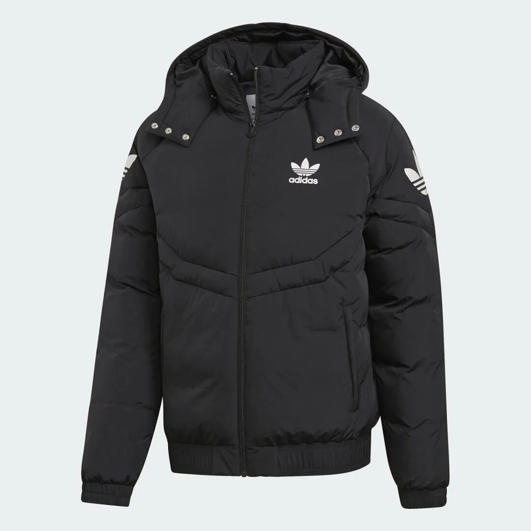 Черная куртка адидас. Куртка down Jacket adidas Originals. Adidas down Jacket пуховик. Куртка адидас мужская зимняя черная.