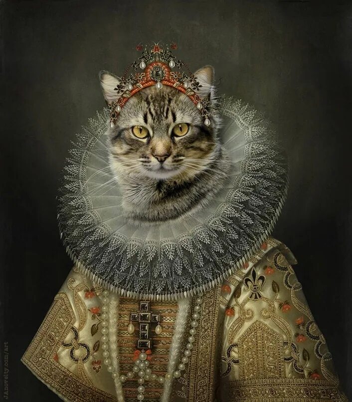Кошечки королевы. Кот Аристократ. Кошачья Королева. Королевская кошка. Королевский портрет кошки.