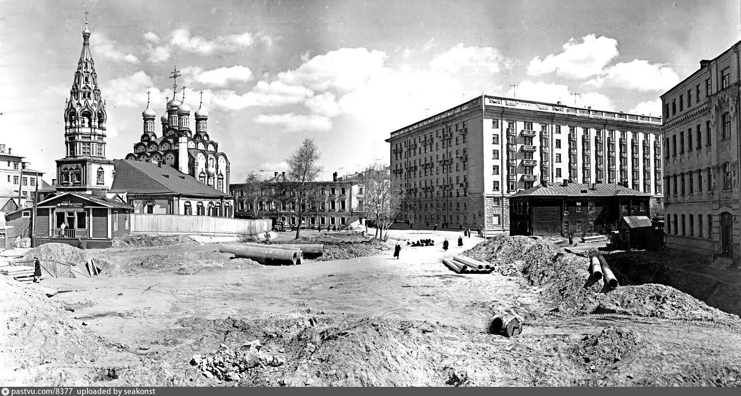 Комсомольский проспект Москва 1950. Комсомольский проспект Хамовники. Район Хамовники 1950 год. Девичьего поля Хамовники. Раньше был то б