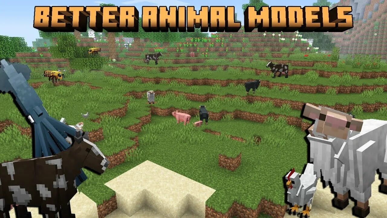 Майнкрафт мод better animals