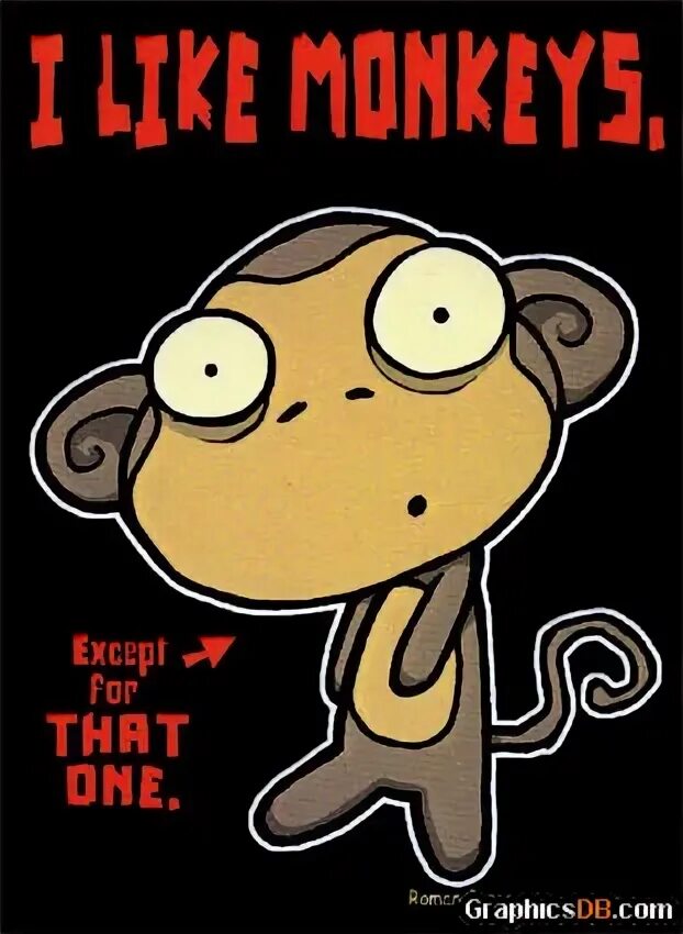 I like monkeys. I like monkeys