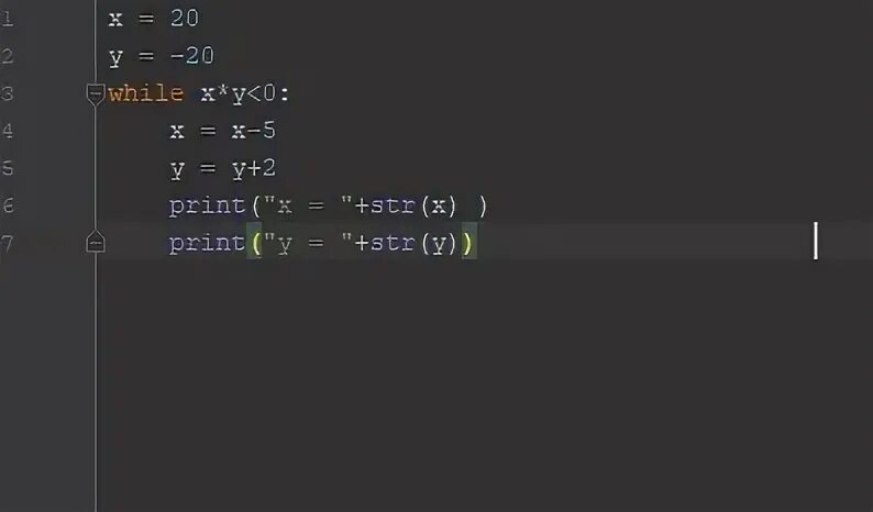While 5