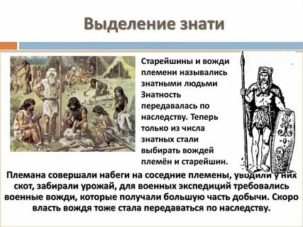 Появление неравенства и знати презентация