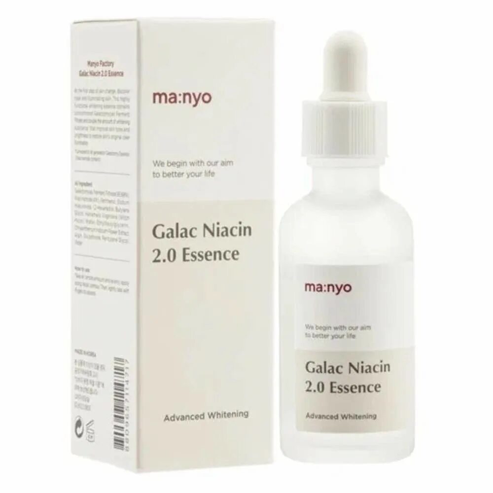 Ma:nyo Galac Niacin 2.0 Essence. Эссенция с галактомисисом Manyo Factory Galac Niacin 2.0 Essence (50мл). Ma:nyo эссенция для проблемной кожи с галактомисисом Galac Niacin 2.0 Essence, 30 мл. Сыворотка Manyo Galac Niacin 2.0.