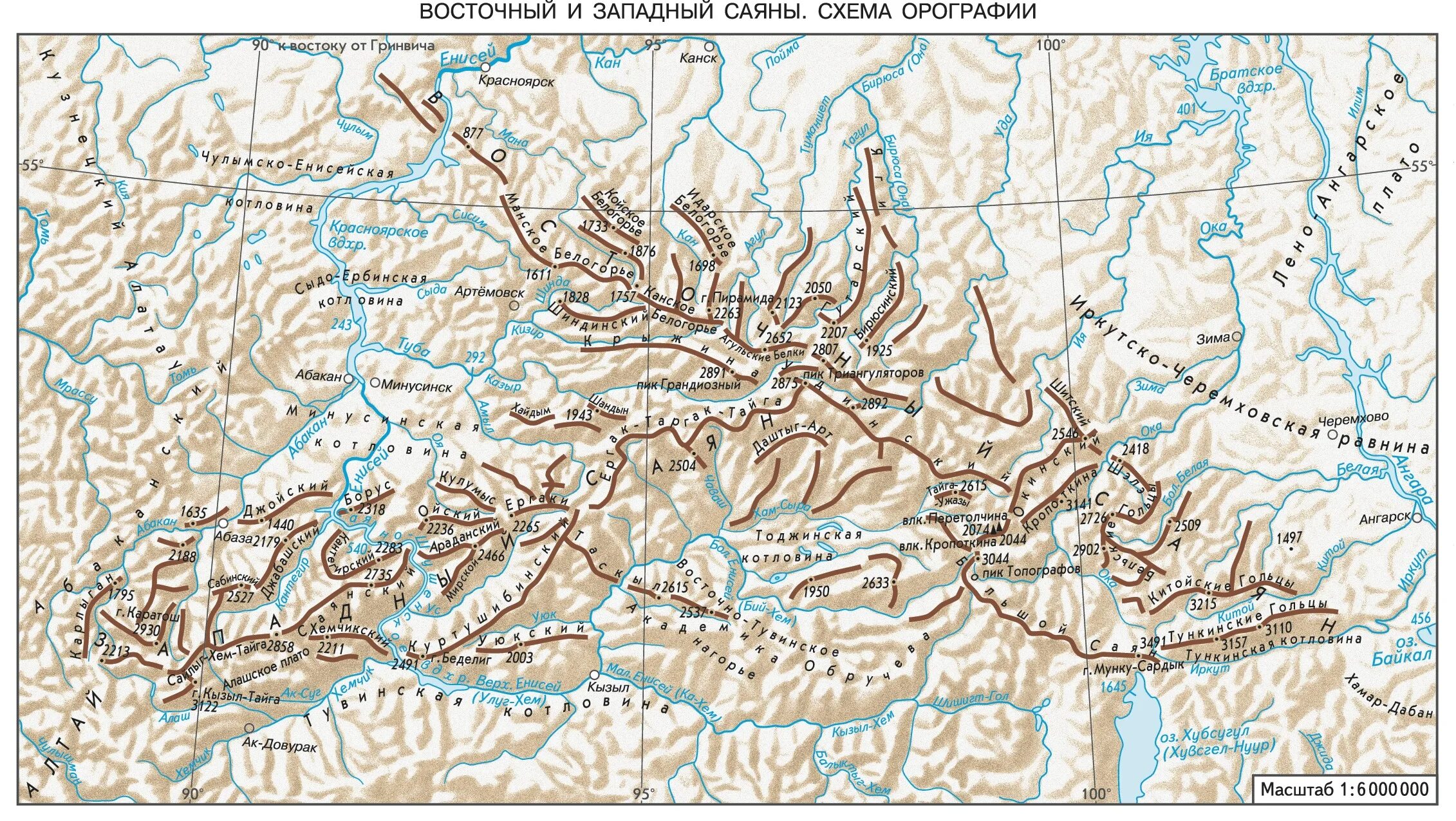 Карта горного массива. Горы Западный и Восточный Саян на карте. Хребет Восточный Саян на карте. Гора Западный и Восточный Саян на карте России. Гора Западный Саян и Восточный Саян на карте.