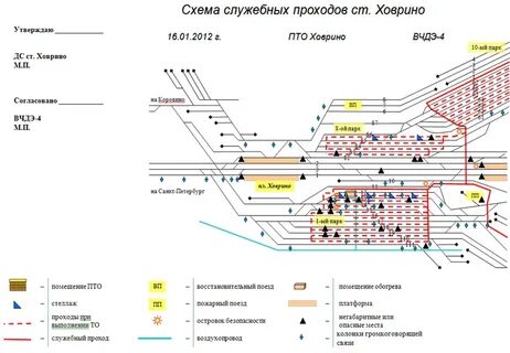 На территории станции организуют маршруты служебного прохода