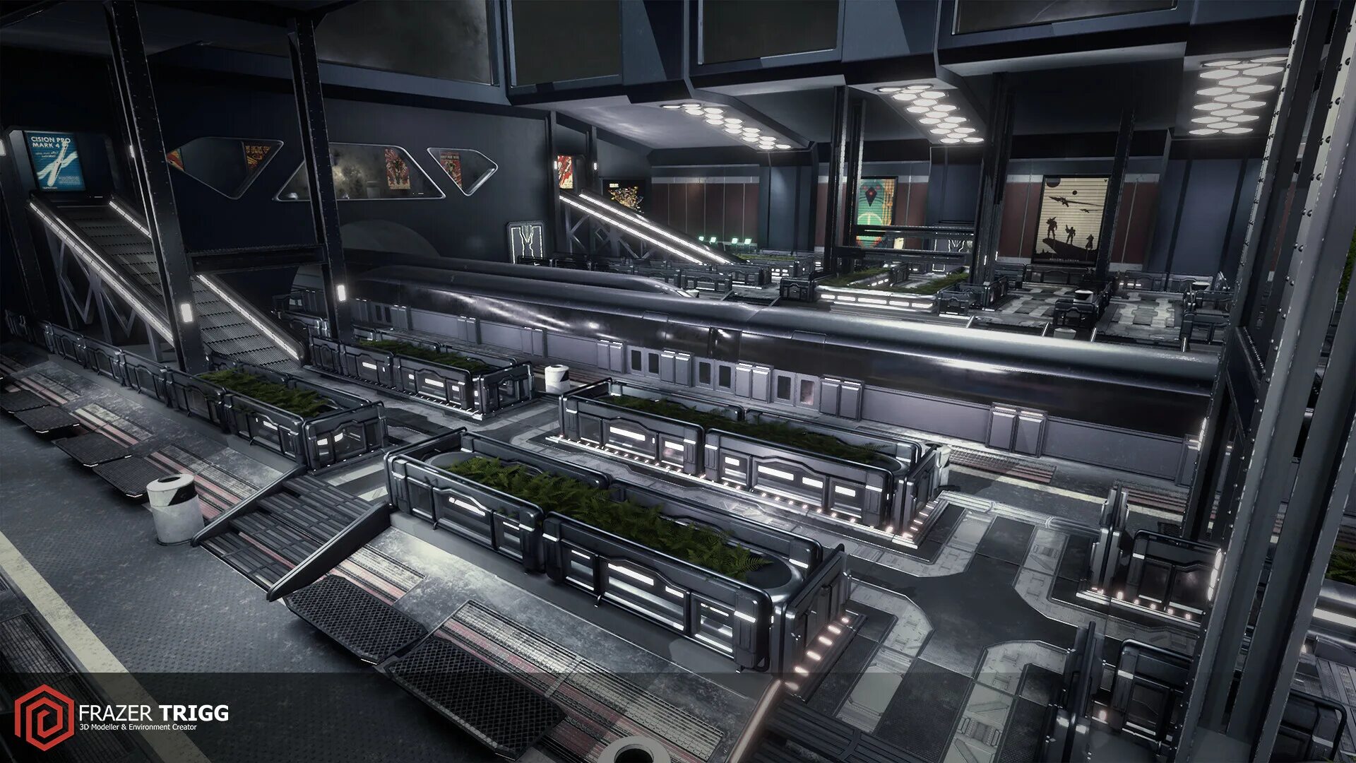 Star Citizen ангар. Ue4 Subway. Космический корабль Unreal engine. Ue4 Sci Fi соты.
