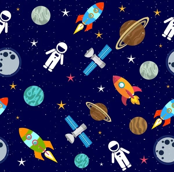Космос элементы. Космос вектор. паттерн на тему космос. космос дети вектор. паттерн детский космос.