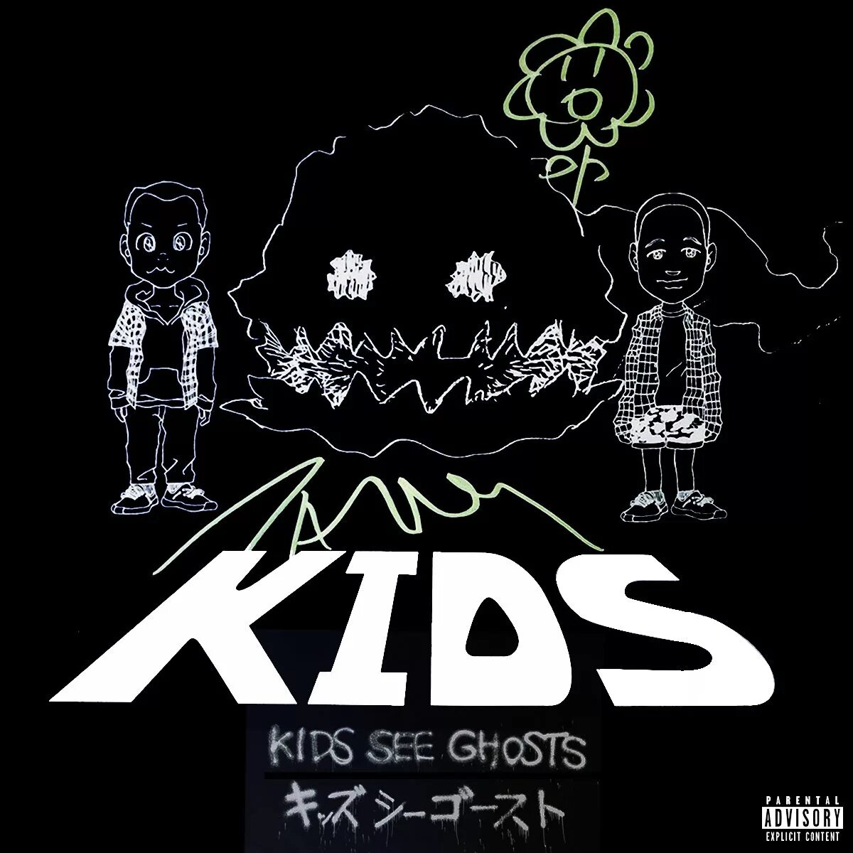 Kids see Ghosts обложка. Kids see Ghosts Kids see Ghosts. Обложка в стиле заправка КИД. Kids see Ghosts Cover.