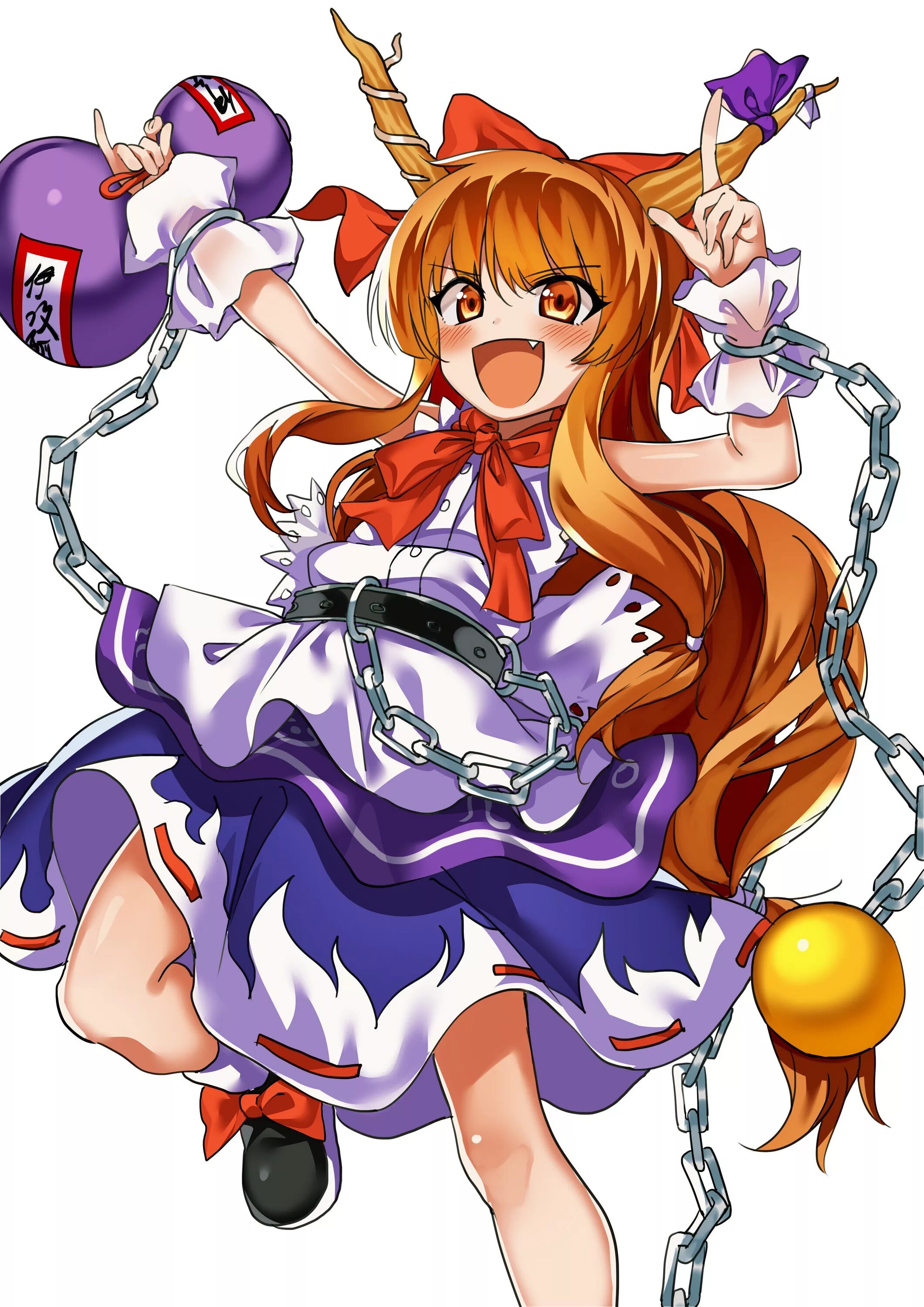 Touhou суйка. Суйка ибуки. Suika ibuki. Суйка ибуки арбуз. Суйка ибуки.