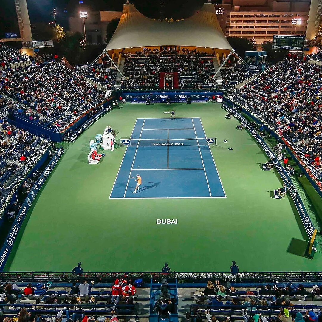 Dubai Tennis Stadium. Теннисный корт ОАЭ. Теннис Дубай. Акапулько теннисный корт. Atp dubai