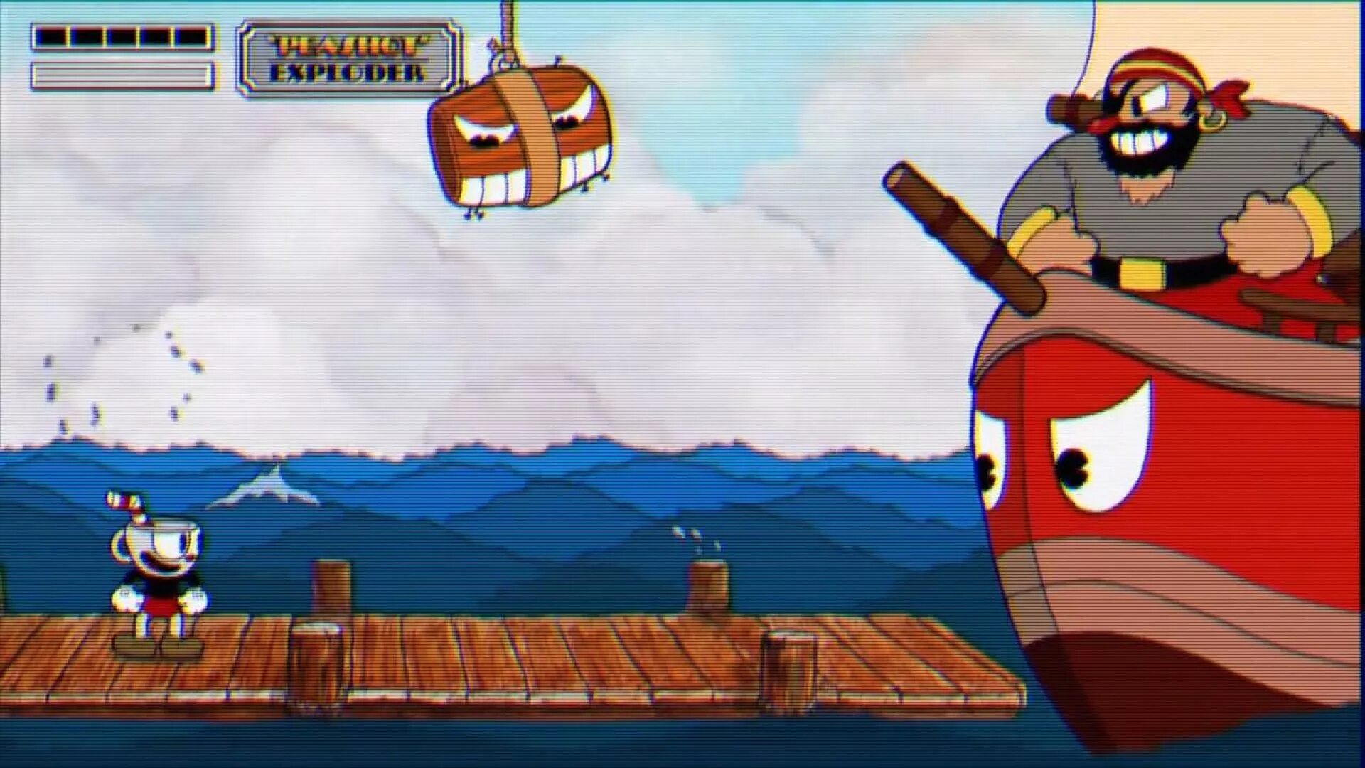 Кап хет на андроид. Cuphead игра боссы. Капхед босс Капитан. Капхед босс корабль. Cup head игра.