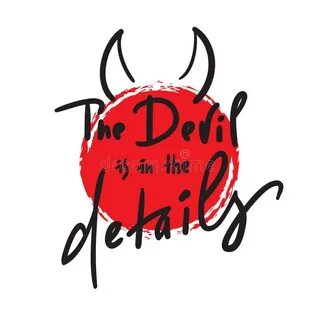 The devil is in the details