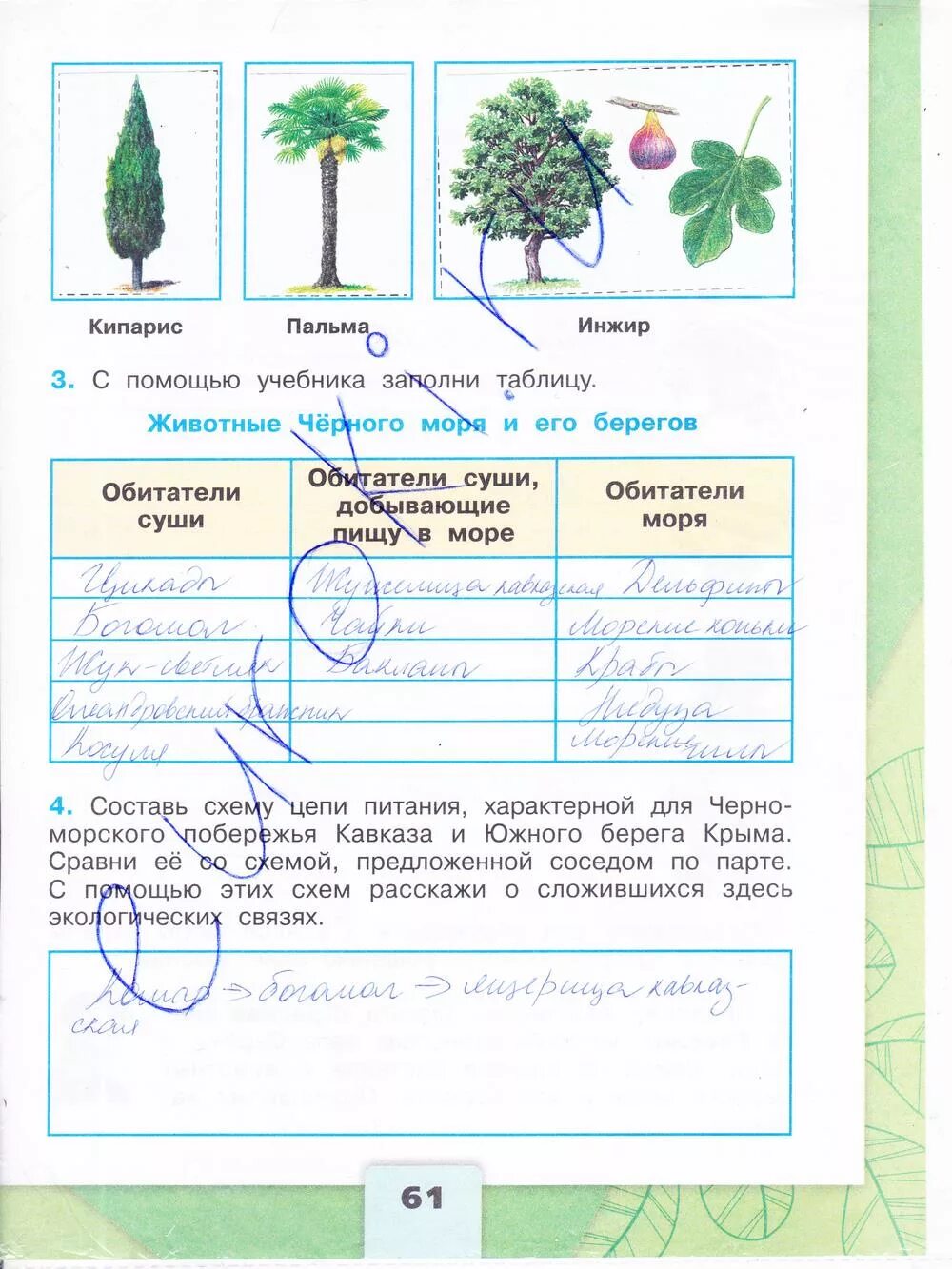 Окружающий мир четвертый класс страница 61