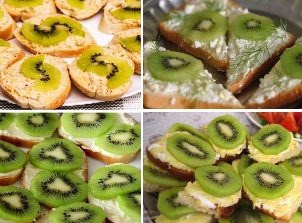 бутерброды с киви. бутерброд с киви и чесноком и майонезом. бутерброды с киви и чесноком и сыром. как сделать бутерброды с киви. бутерброды с киви и чесноком.