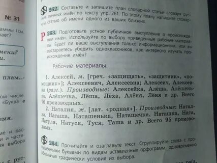 План словаря