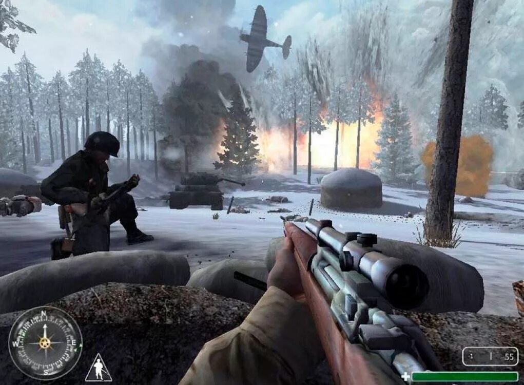 Call of duty xattab. Call of Duty 1 United Offensive. Call of Duty 1-2. Call of Duty второй фронт. Call of Duty 1 миссия.