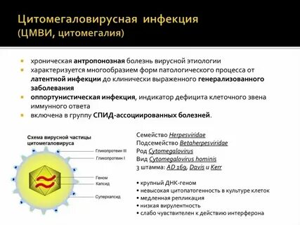 Цитомегаловирусная инфекция мкб