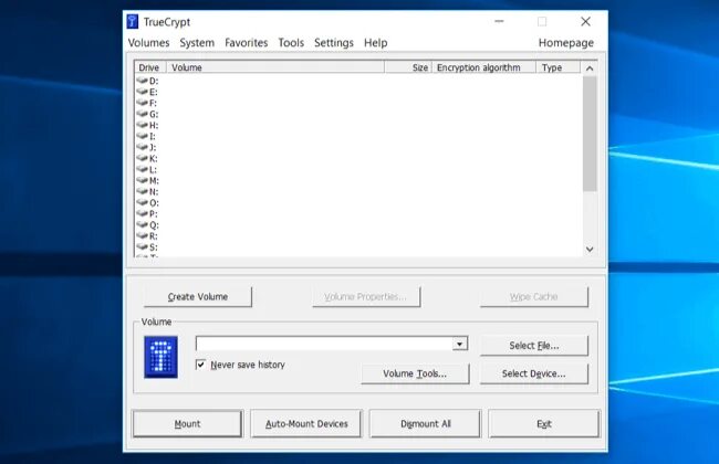Enable encryption