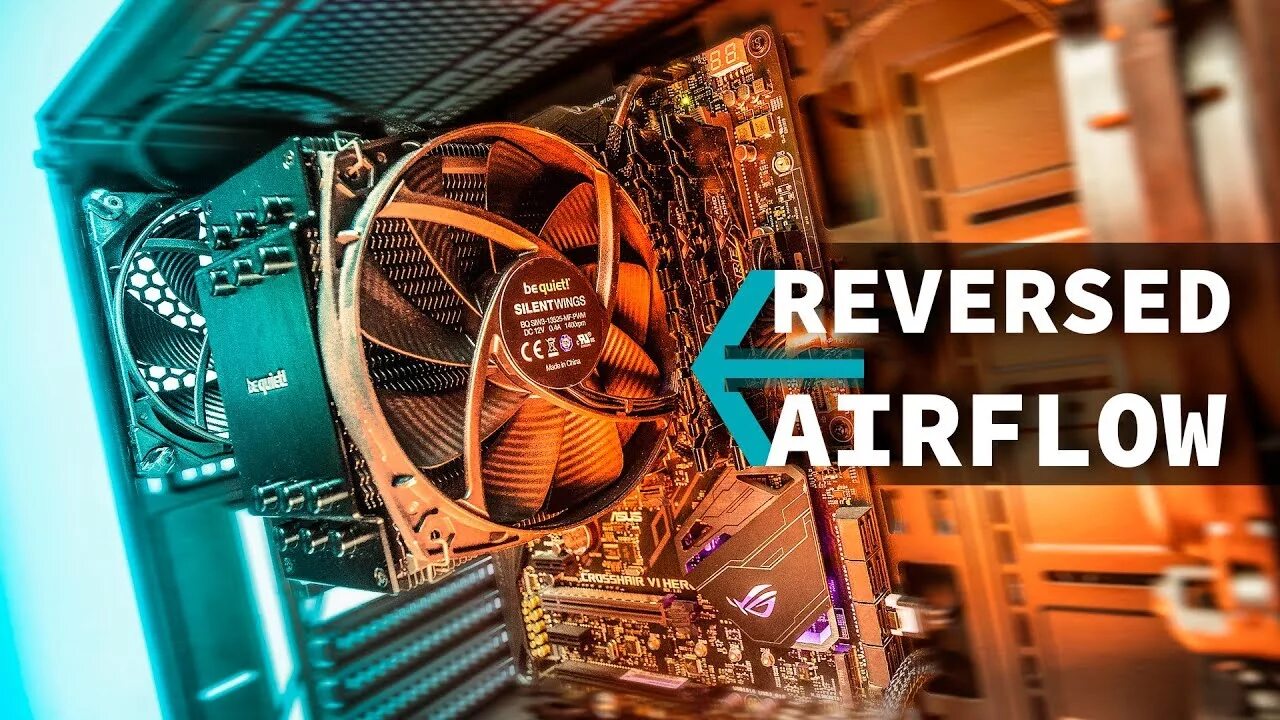 Reverse fans. Airflow PC Case. Обои для ПК вентиляция.