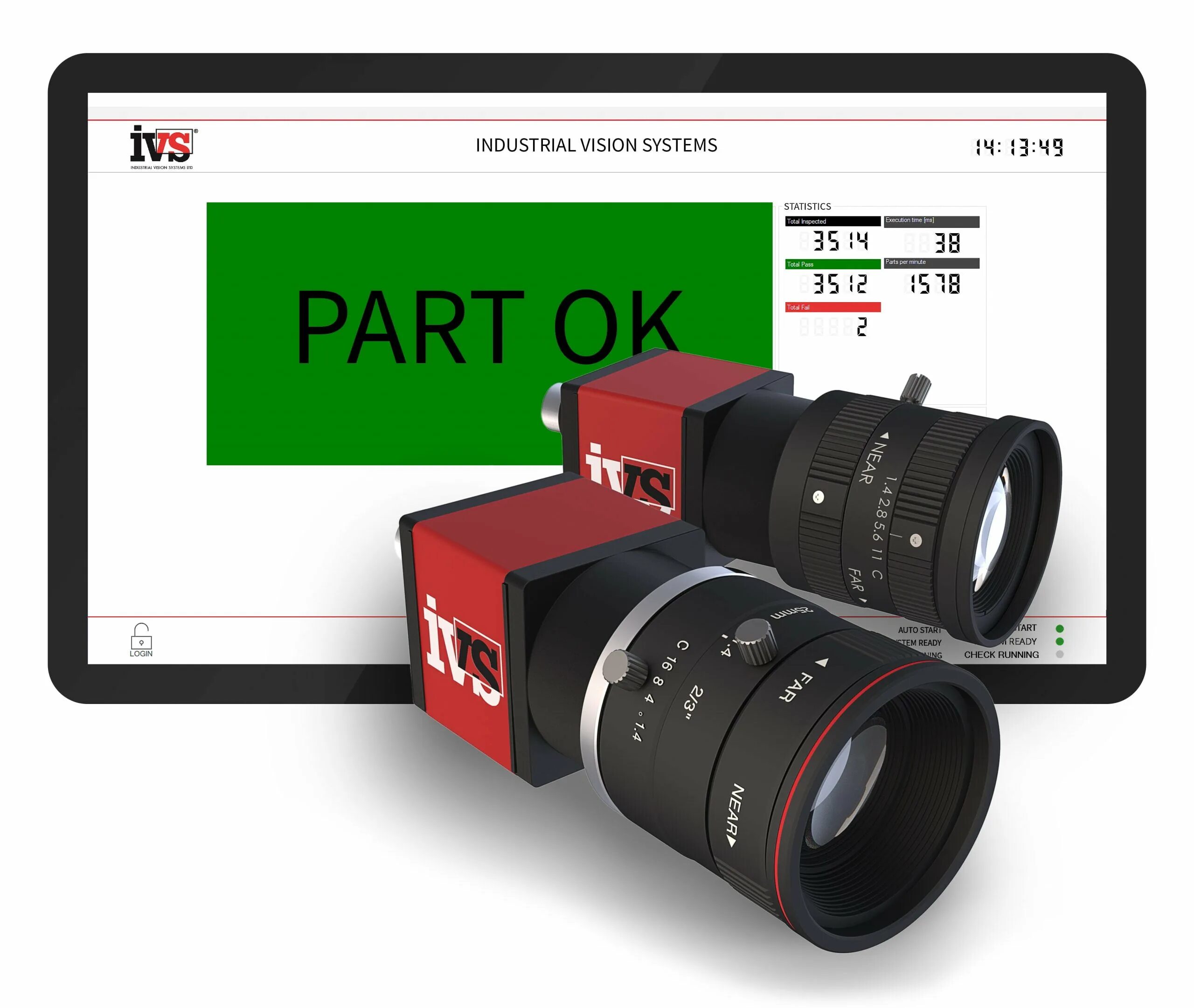 Система Vision. К9 Vision System Parts. App Vision Pro внешний. Vision component c3sen424.