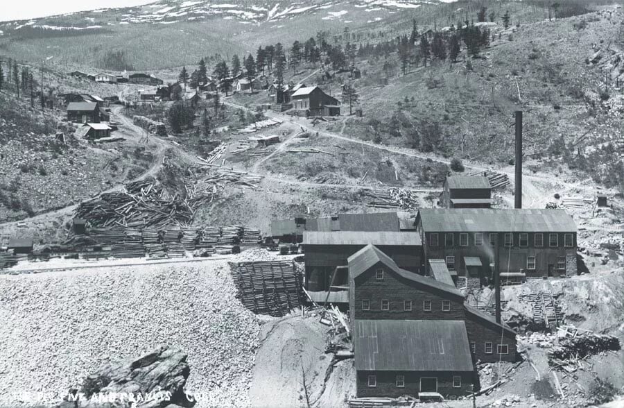 Mining town. Лидвилл Колорадо фото 19 века. Лидар mine. Old mine Town.