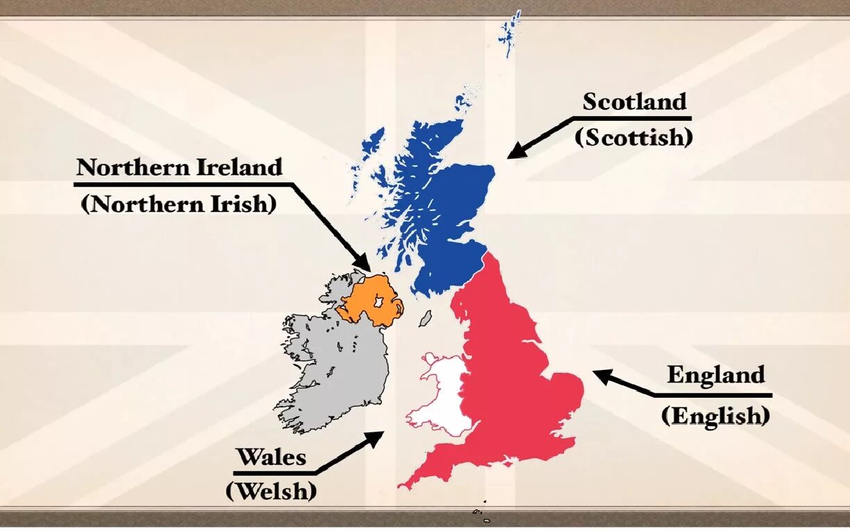 There are four countries. England Scotland Wales and Northern Ireland. Britain England разница. Uk great Britain. Great Britain and Ireland.