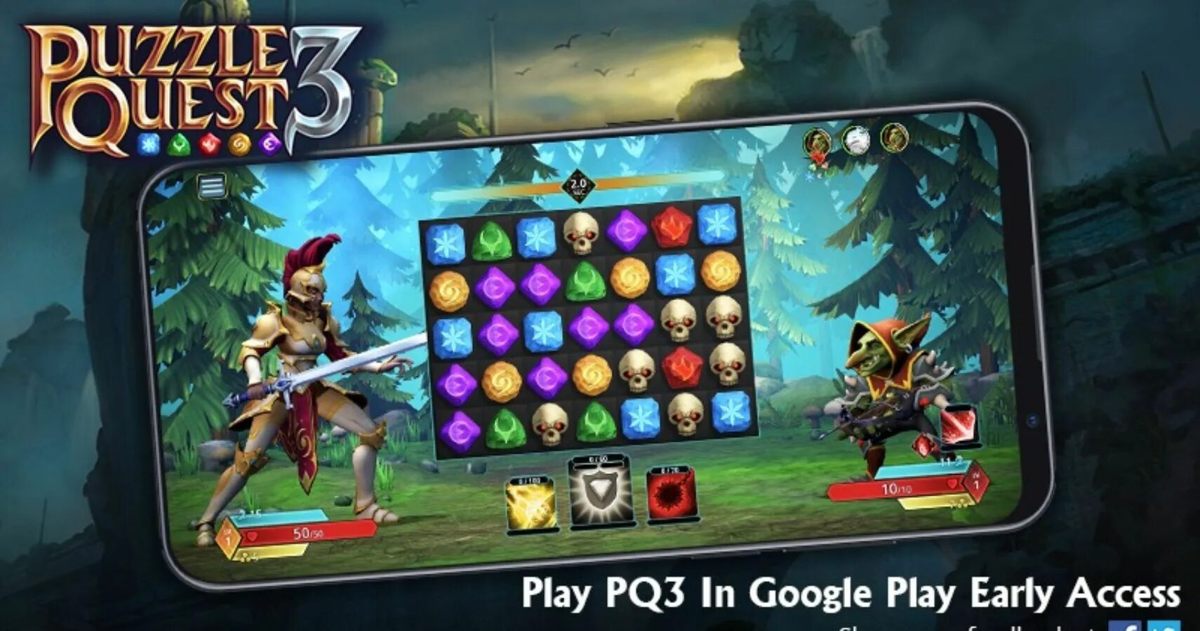 Quest 3 экран. Puzzle Quest 3: Match 3 RPG. Пазл квест 3. Игра квест пазл андроид. Puzzle Quest 3 PS 5.