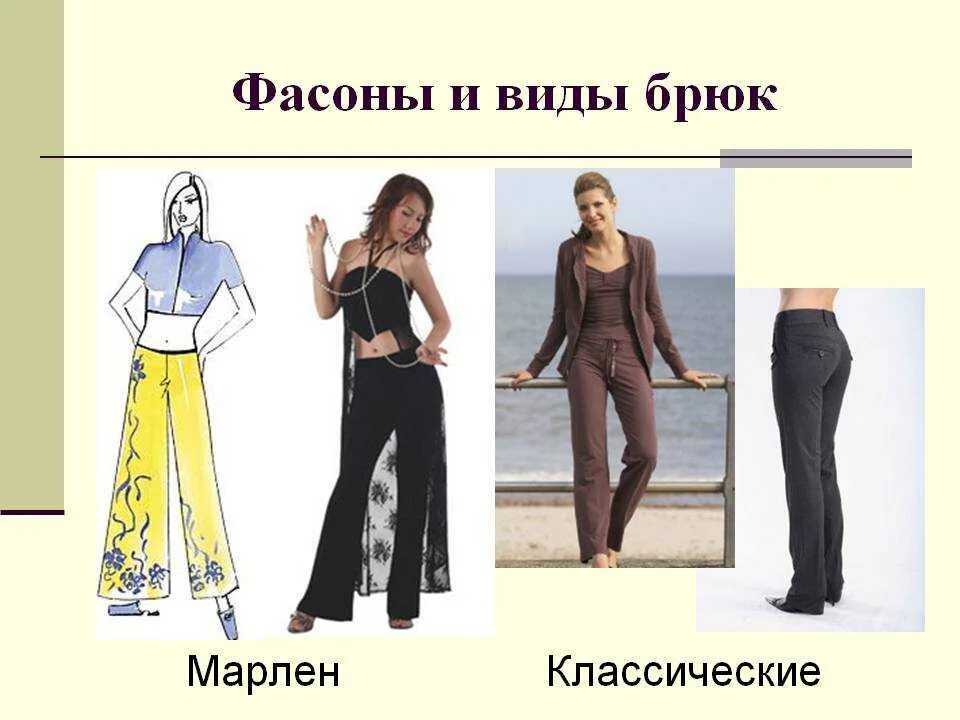 Типы брюк женских. Виды брюк. классификация брюк женских. фасоны женских брюк с названиями. виды штанов женских.