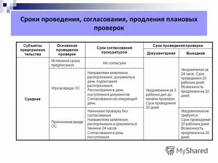 Частота проведения плановой проверки