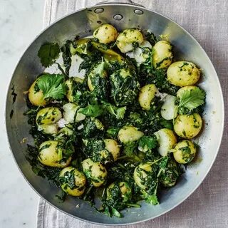 Картофель шпинат