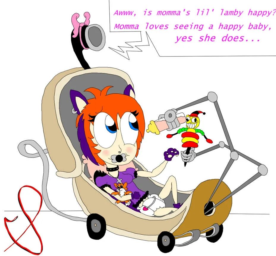 Robot nanny. Robot nanny