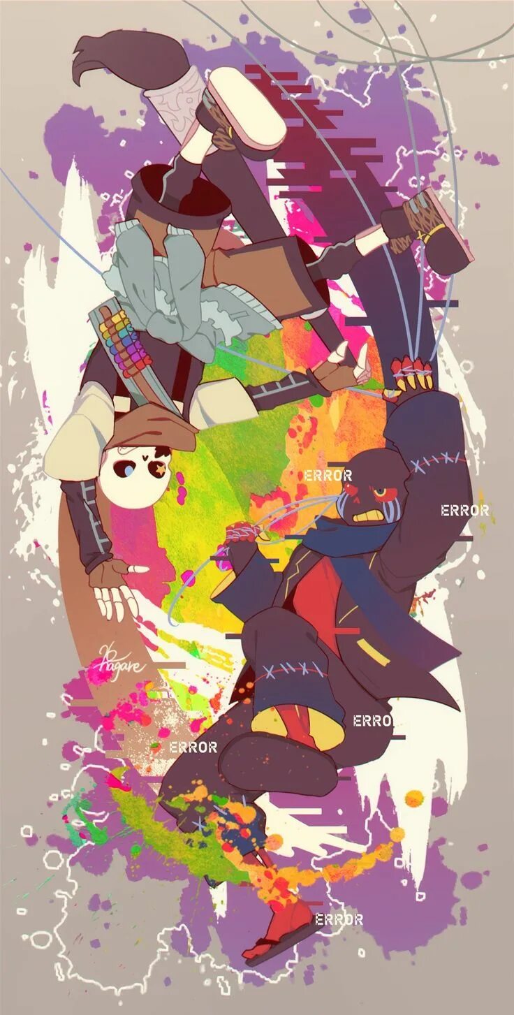 Undertale ink error. Эррор и инк. инк и эррор санс арт. undertale инк и эррор. инк санс и эррор.