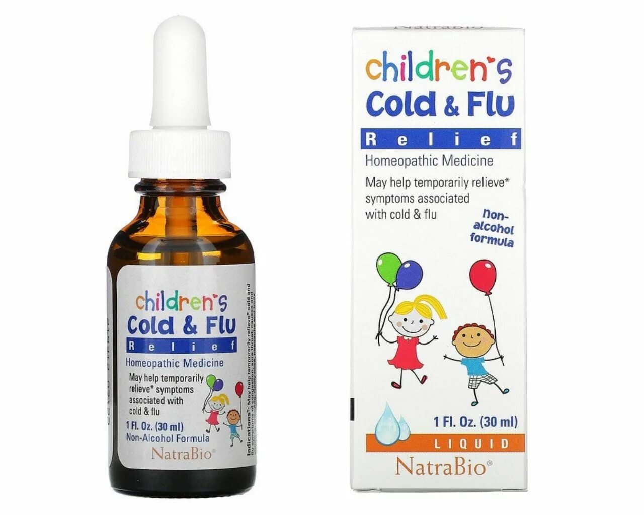 NATRABIO, средство от простуды и гриппа для детей, 30 мл. NATRABIO-children-s-Cold-Flu-Relief-1-FL-oz-30-ml. NATRABIO Cold and Flu. NATRABIO children's Cold and Flu Relief.