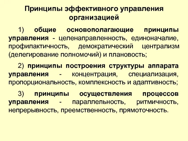 Общие принципы управления эффективности. Охарактеризуйте основные принципы управления предприятием. Принцип эффективности управления. Принцип эффективности управления в менеджменте. Организация эффективного руководства