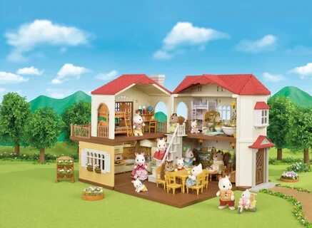 Большой дом со светом sylvanian