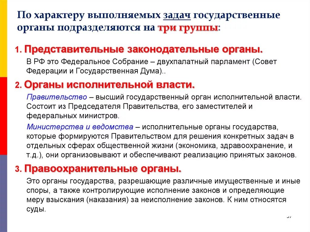 Задачи органов государственной власти рф. Государственные органы подразделяются на. По характеру выполняемых задач. Задачи государственных органов. Характер выполнения задания.