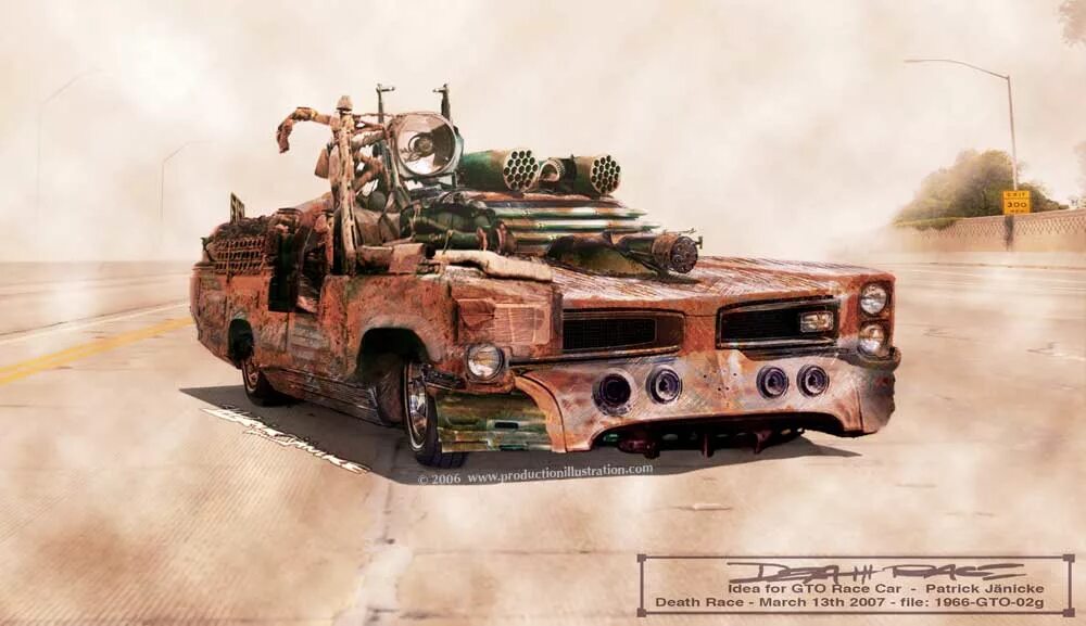 In the death car