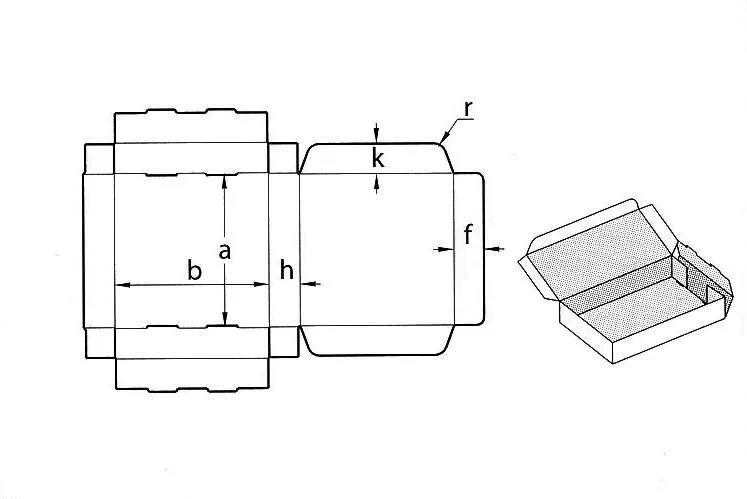 Размер коробки а5. Коробка самосборная чертеж. Развертка 60 мм. Развертка самосборной коробки. Развертка коробки 6н12пб.