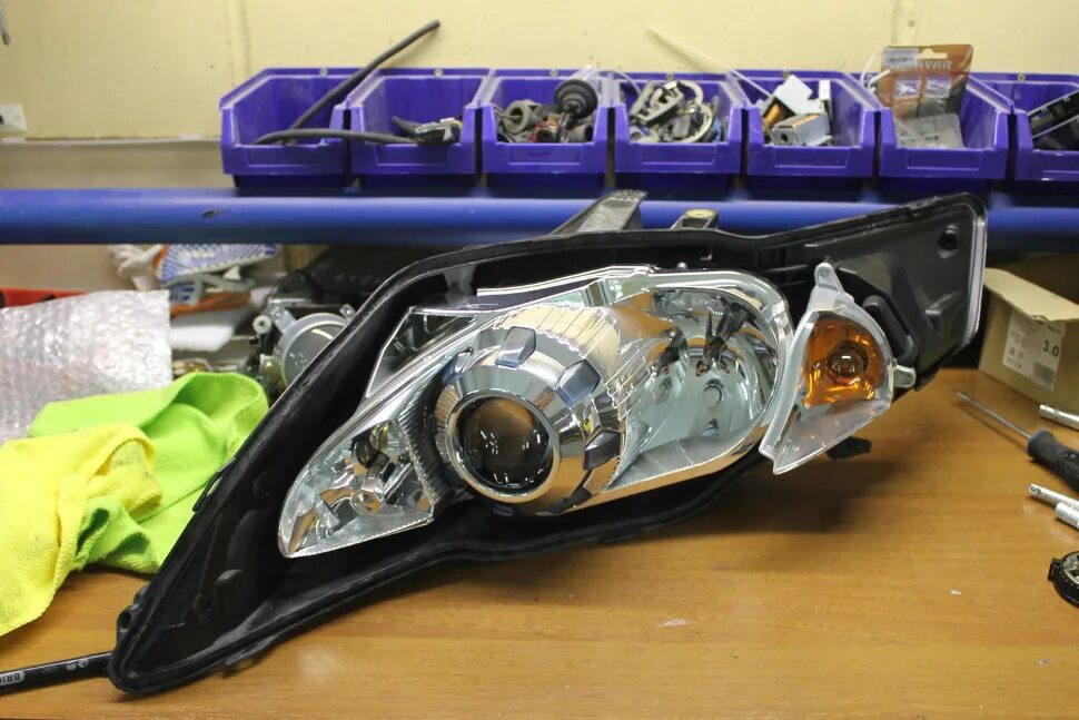 Как разобрать фары мондео 4 Установка Bi-Led модулей в фары форд мондео 4 DRIVE2